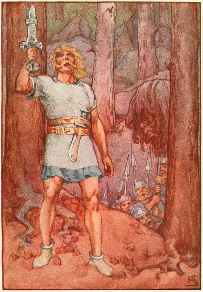 plot of beowulf poem