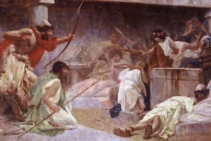 Role of eurymachus in the odyssey killing suitors